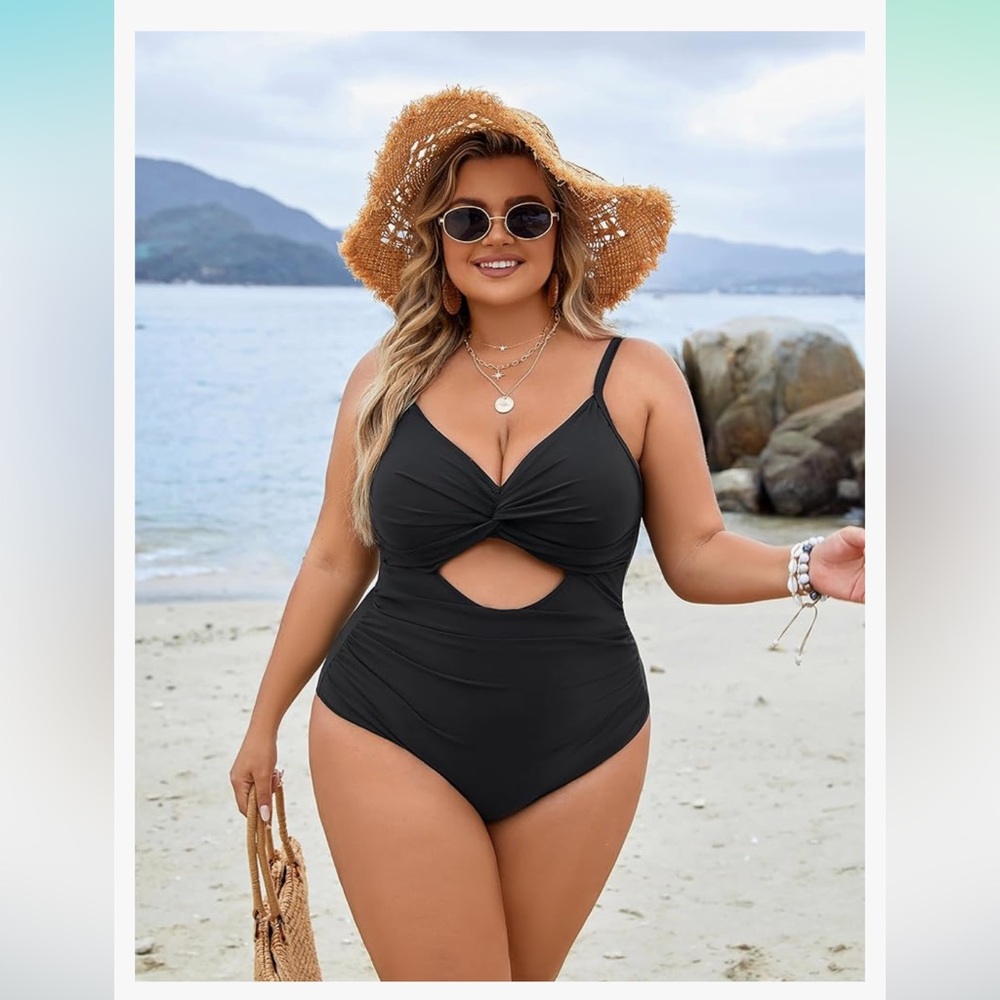Blooming Jelly Womens Plus Size Bathing